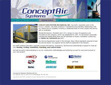 Tablet Screenshot of conceptairsystems.com